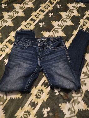 BKE Dark Blue Women's Stretch Denim Jeans - Size 28